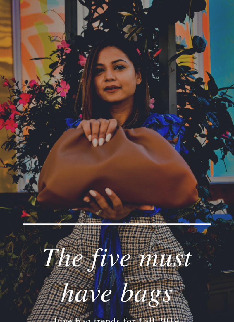 THE FIVE MUST HAVE BAGS FOR FALL 2019 – TREND TALK