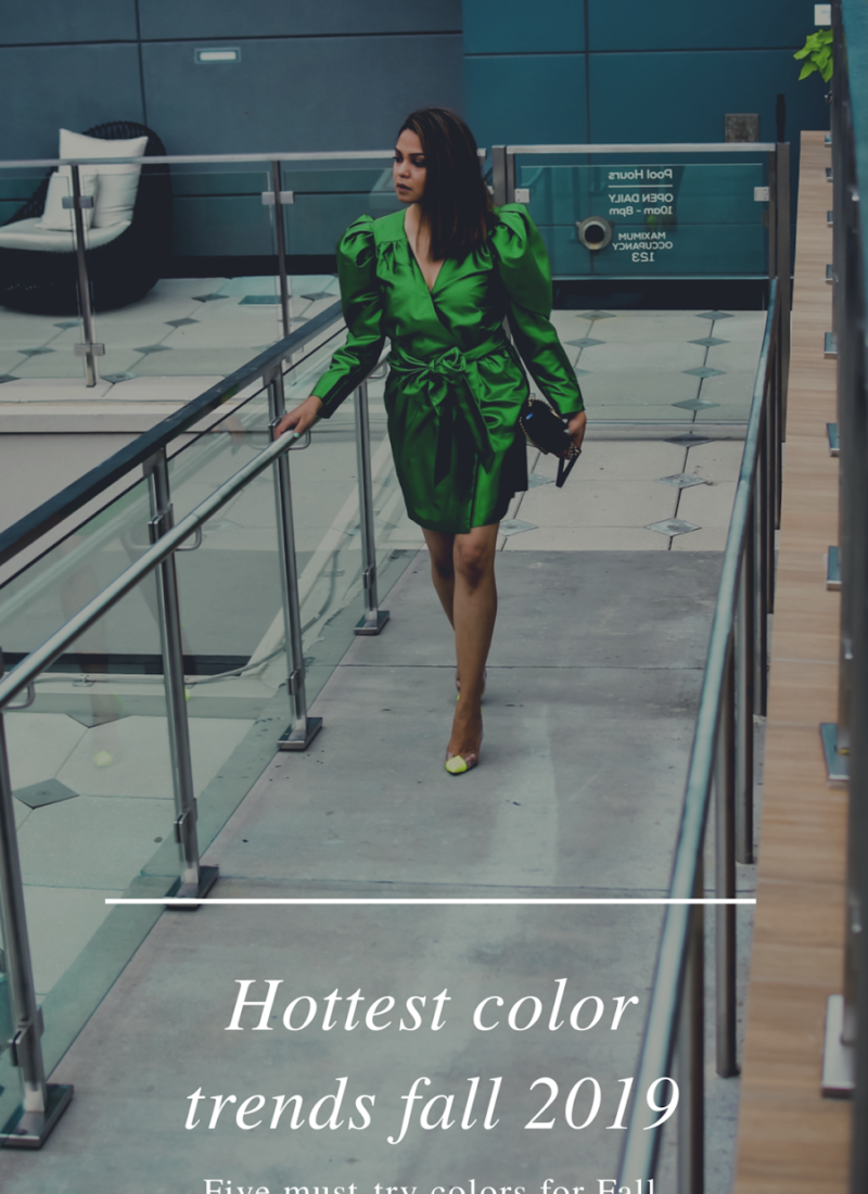 HOTTEST COLOR TRENDS FOR FALL 2019-  STYLE SWAP TUESDAYS