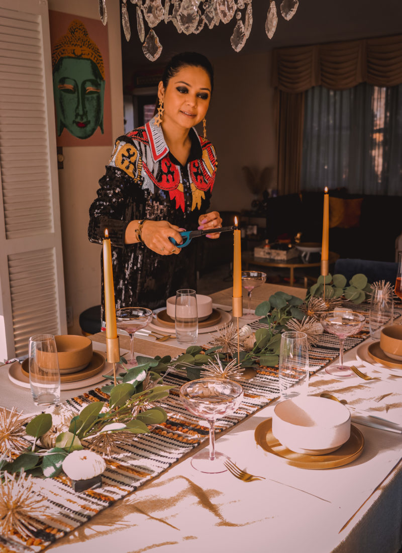 Pastel Colored Thanksgiving Tablescape