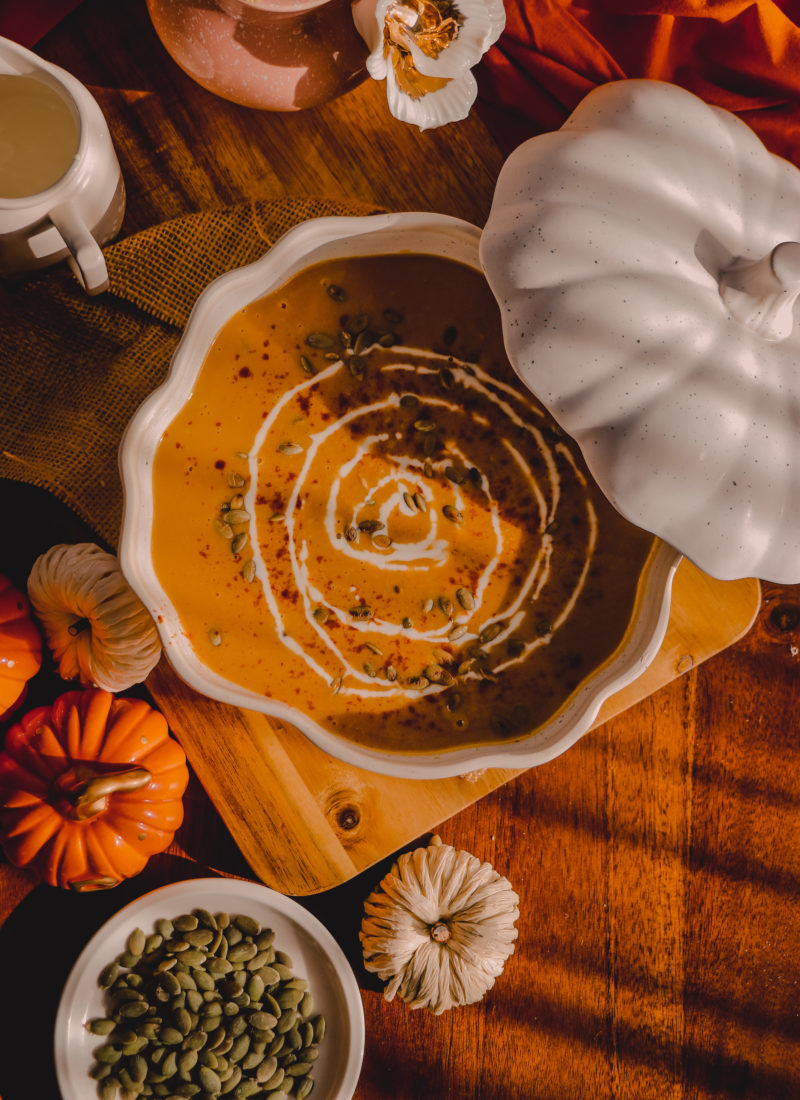 Indian Style Spicy Pumpkin Soup