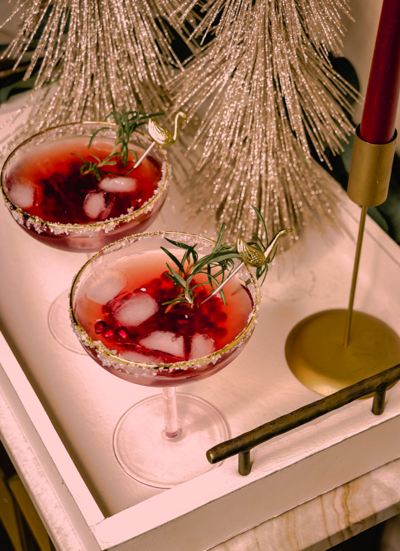 Pomitini- Pomegranate Martini