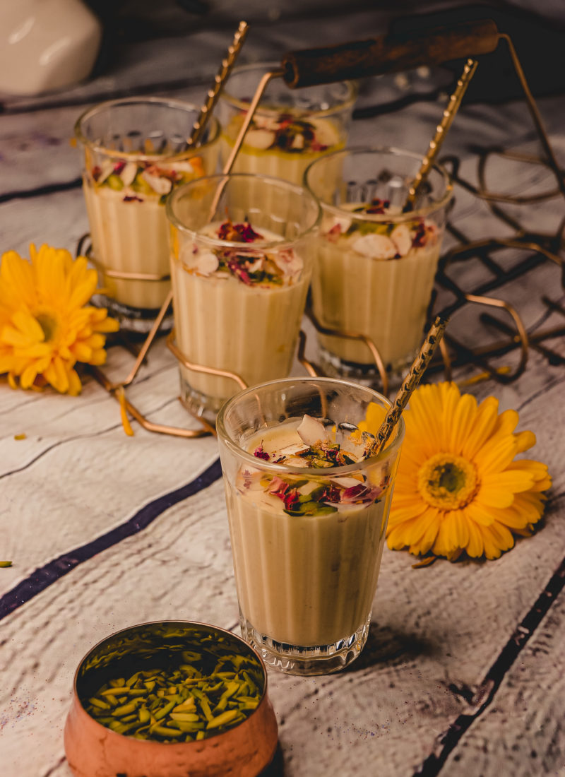 Holi Special – Decadent Thandai Mousse