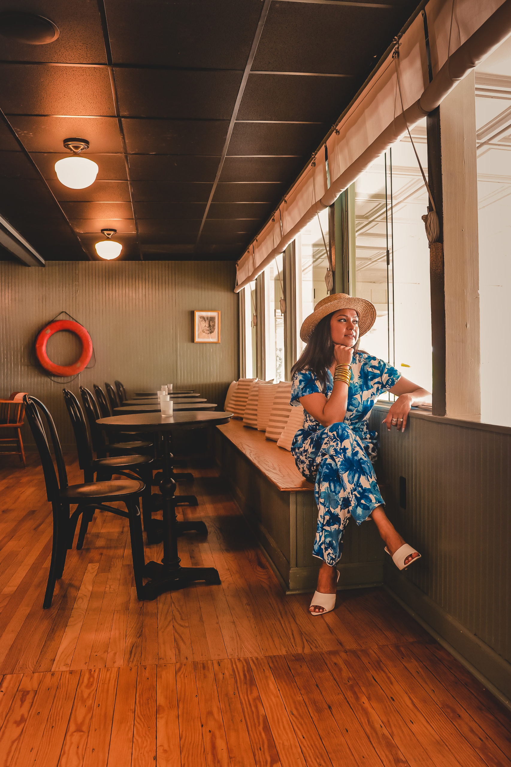 family trip to the Wylder hotel Tilghman Island, summer jumpsuit, family style, travel style, myriad musings, Saumya Shiohare 