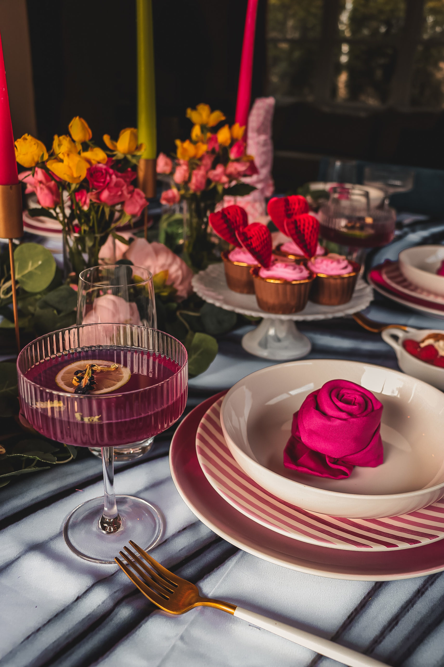 Valentine's Day Brunch Ideas + Tablescape - Laura Lily